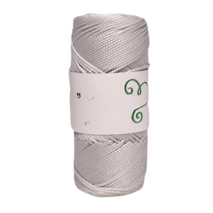 Makrome İpi 3mm Polyester Gri