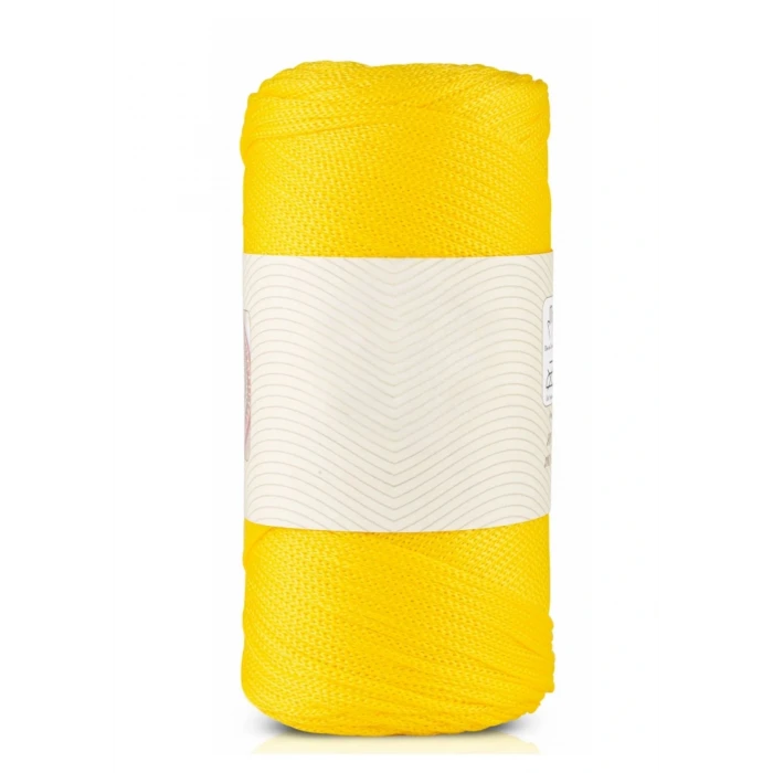 Makrome İpi 3mm Polyester Koyu Sarı