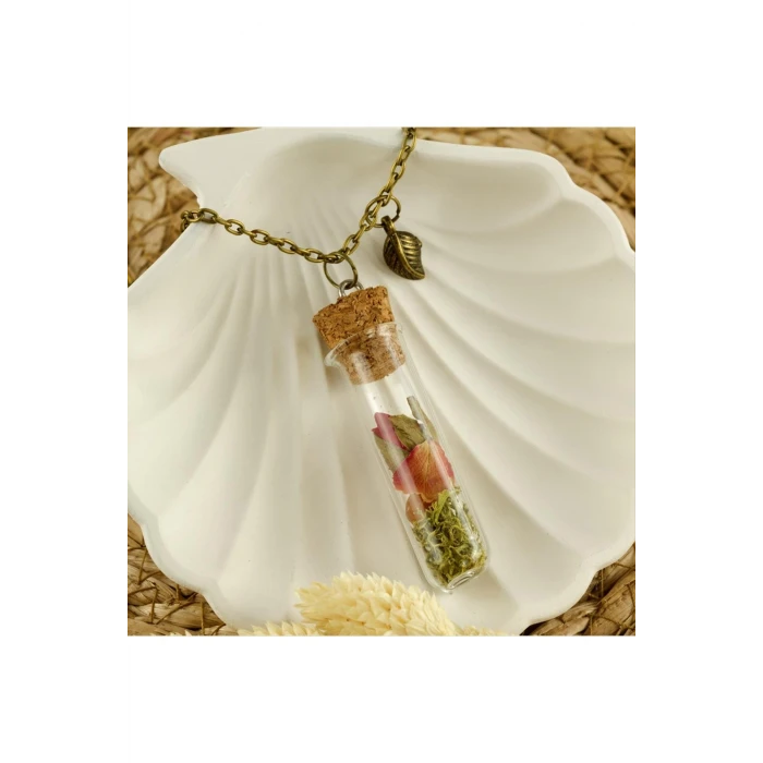 Mantar Tıpalı Canlı Kolye