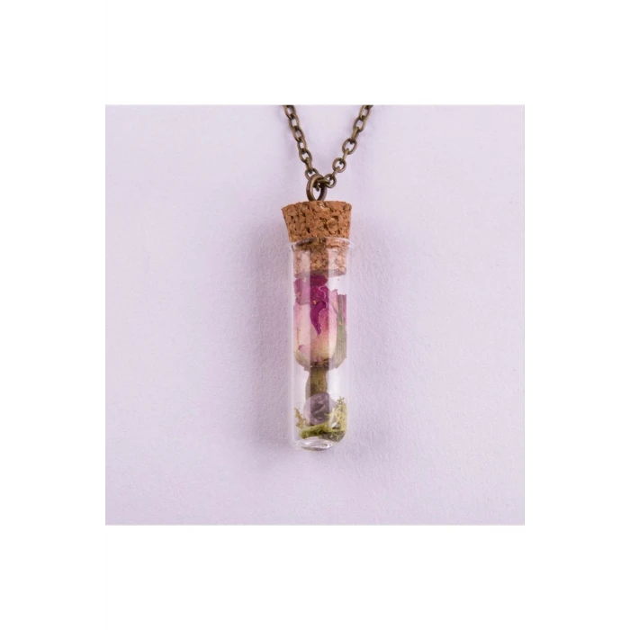 Mantar Tıpalı Canlı Kolye