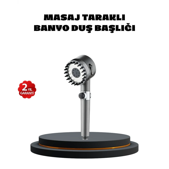 Masaj Uçlu Yüksek Basınçlı Duş Başlığı Spa Etkili