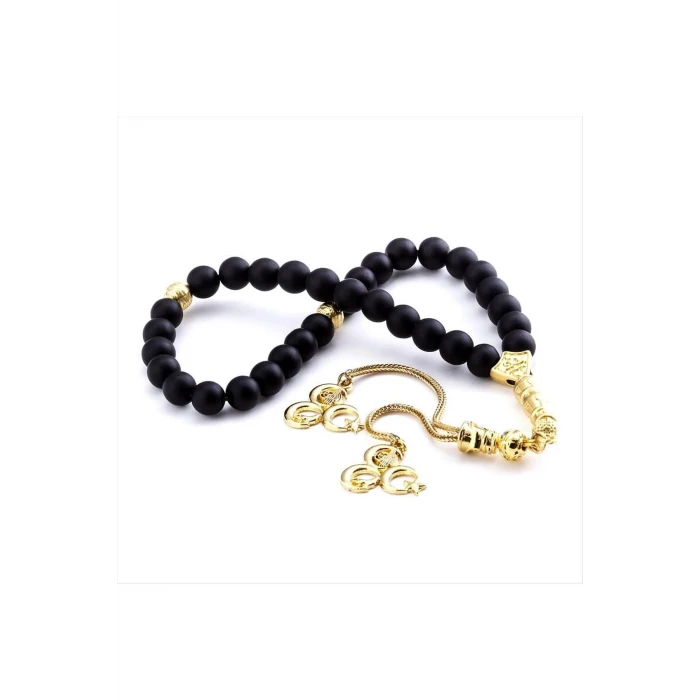 Mat Onix Doğaltaş Tesbih 8 mm