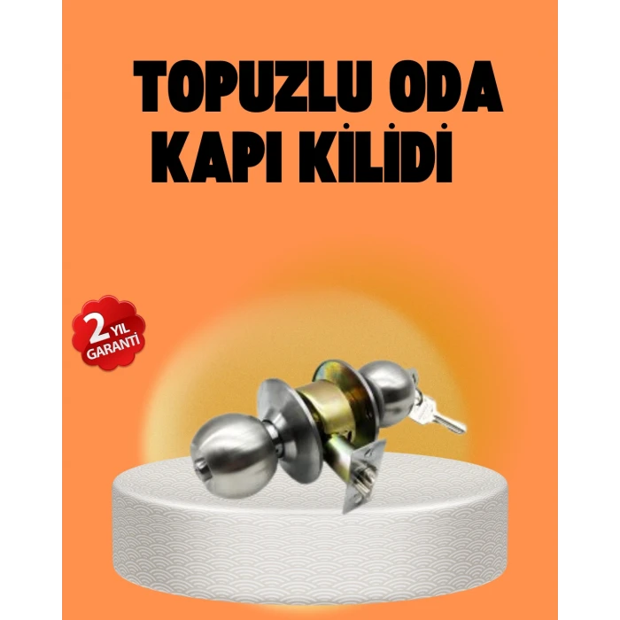 Mat Renk Topuzlu Kapı Kilidi – Giriş Tipi