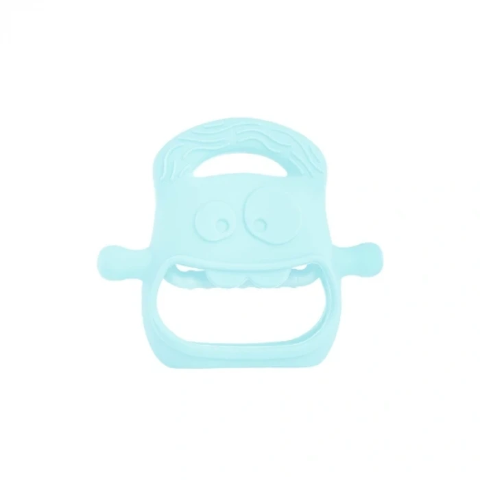 Mavi Bebek Silikon Diş Kaşıyıcı