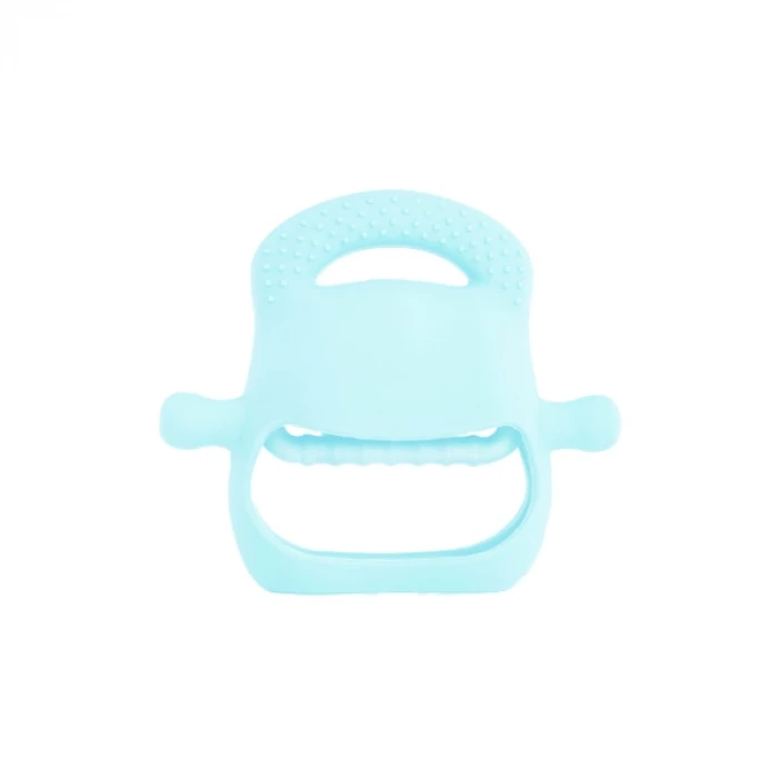 Mavi Bebek Silikon Diş Kaşıyıcı