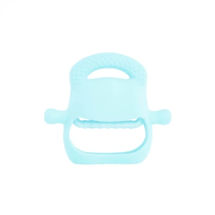 Mavi Bebek Silikon Diş Kaşıyıcı