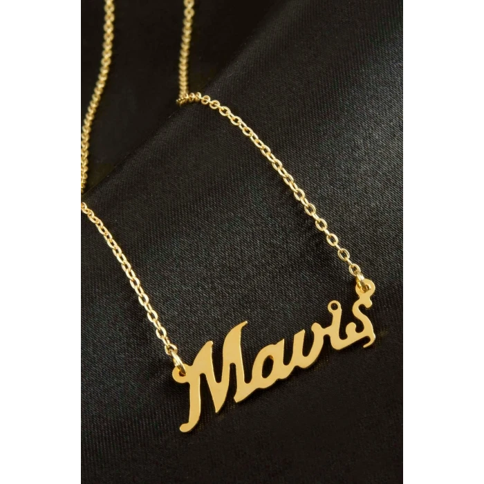 Maviş İsimli Kolye (Kişiye Özel)