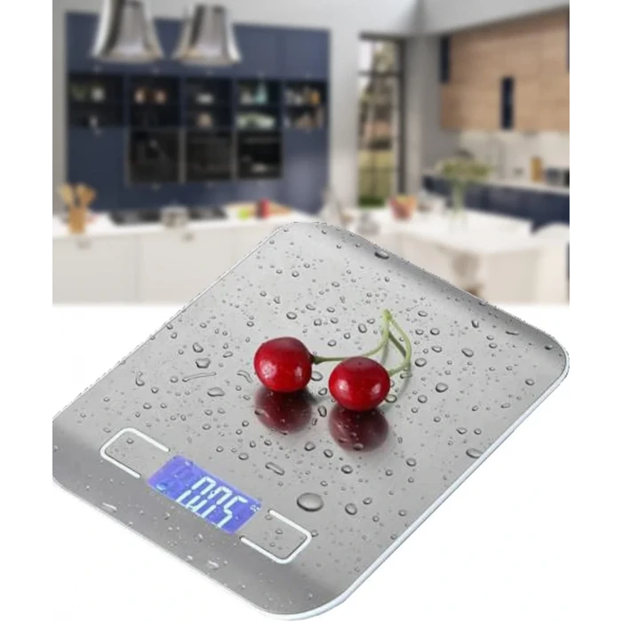 Metal Dijital Mutfak Terazisi Hassas Tartı 5 Kg Crown (4887)