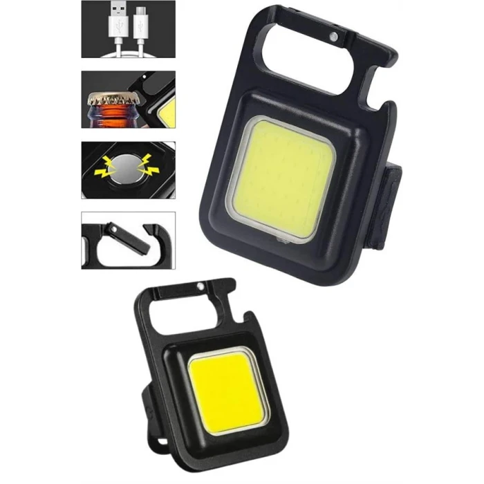 Mıknatıslı Parlak Led Işık 3 Fonksiyonlu Şarj edilebilir Ledli Mini Taşınabilir