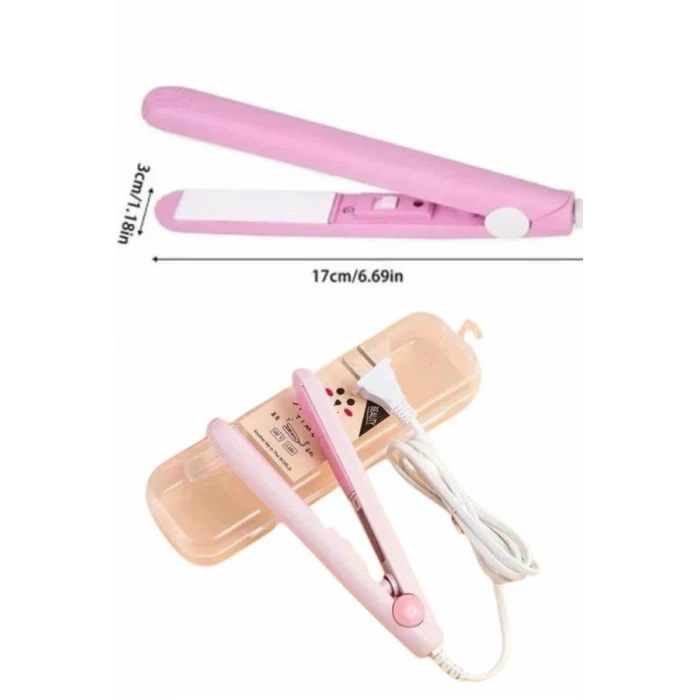 Mini Düzleştirici Seramik Kaplama Seyahat Tipi Elektriklenme Karşıtı