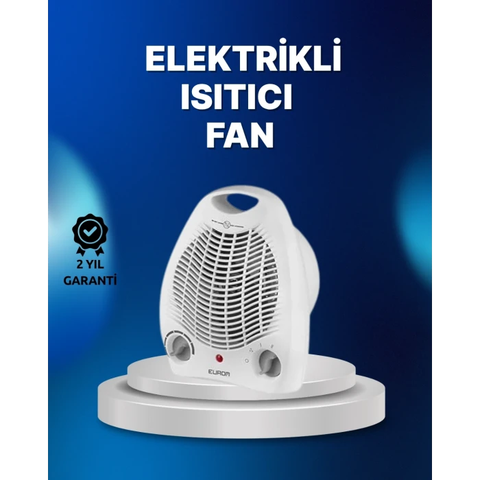 Mini Elektrikli Isıtıcı – 2000w Güç, Fanlı Isıtma, 3 Isı Modu