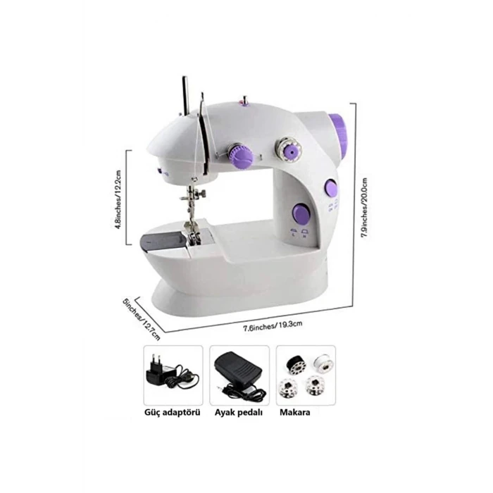 Mini Ev Dikiş Makinesi Pedallı Sewıng Machine