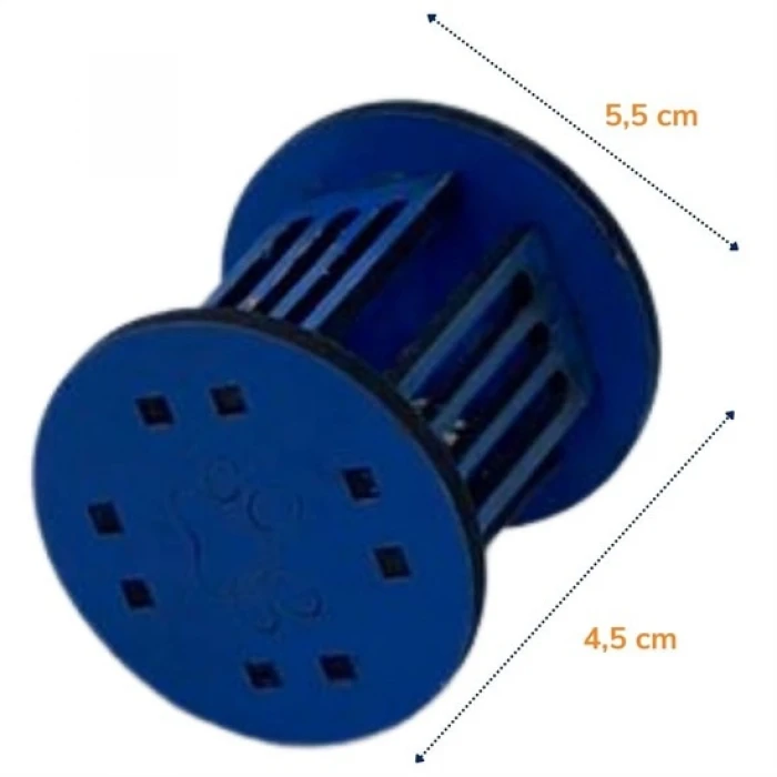 Mini Silindir Eğlenceli Renkli Sağlam Küçük Pati İzi Şekilli Kedi Oyuncağı (4887)