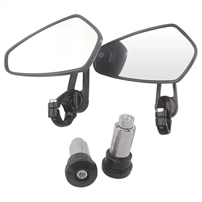 Motosiklet Gidon Aynası Siyah Tak Kullan