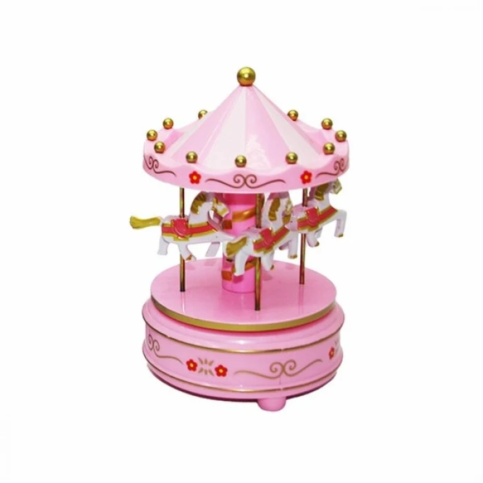 Music Box Carousel Müzikli Atlı Karınca