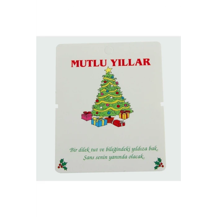 Mutlu Yıllar Bileklik Kartı 200 Adet