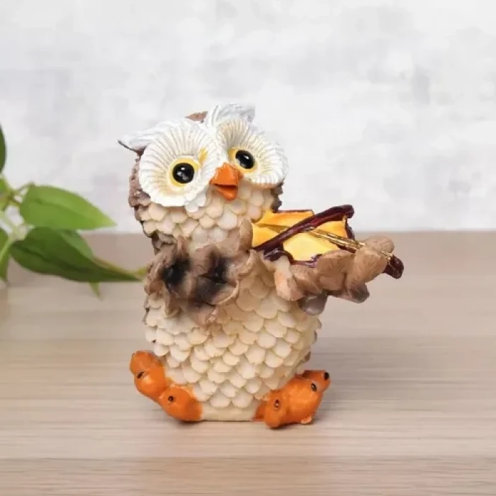 Müzisyen Baykuşlar Biblo Seti 4lü