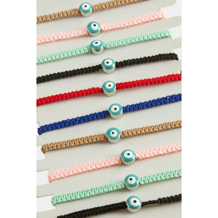 Nazar Makrome Örgülü Bileklik