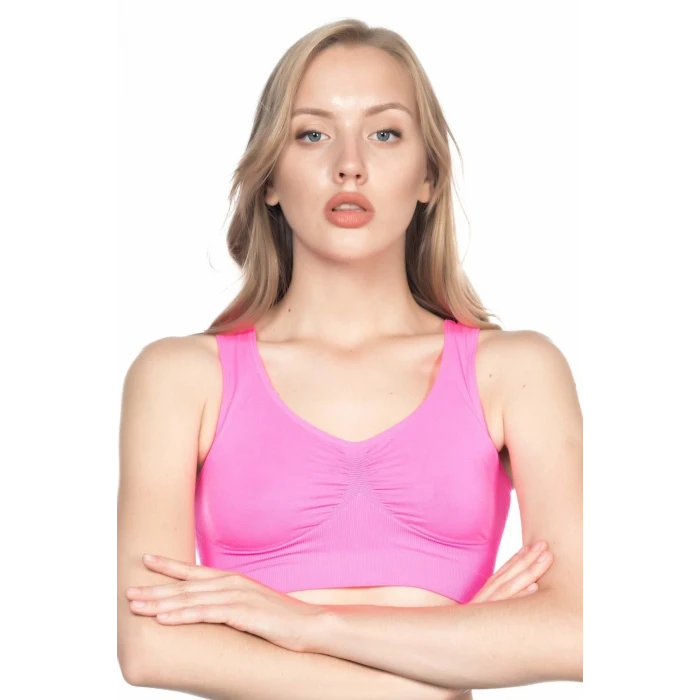 NEON FUŞYA   4001 Soft Sporcu Büstiyer