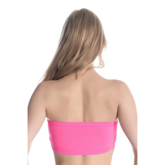 NEON FUŞYA   4002 Soft Straplez Büstiyer