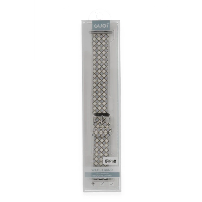 ieg™  Apple Watch 42mm Karo Motif Kordon - Lila