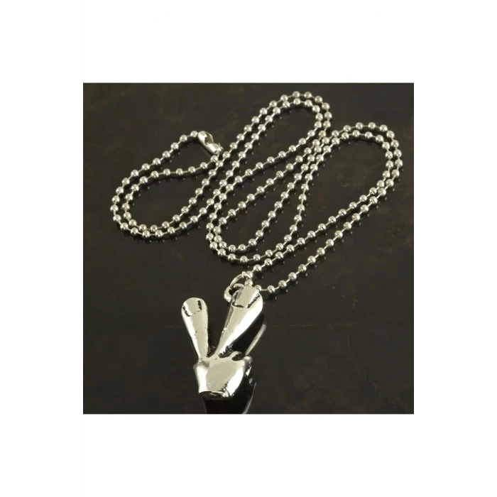 Okey İşaretli Metal Kolye