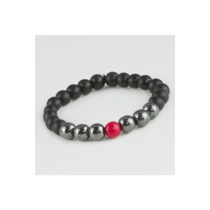 Onix-Hematit Doğaltaş Bileklik