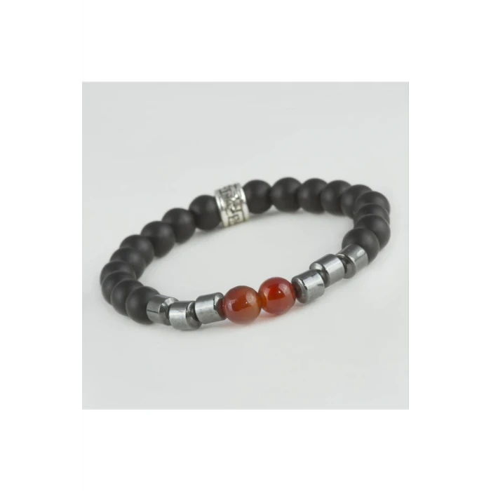 Onix-Hematit Doğaltaş Bileklik