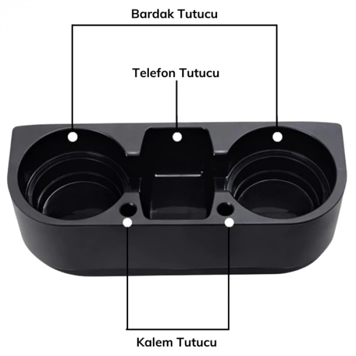 Oto Koltuk Yanı Bardak Tutucu Organizer
