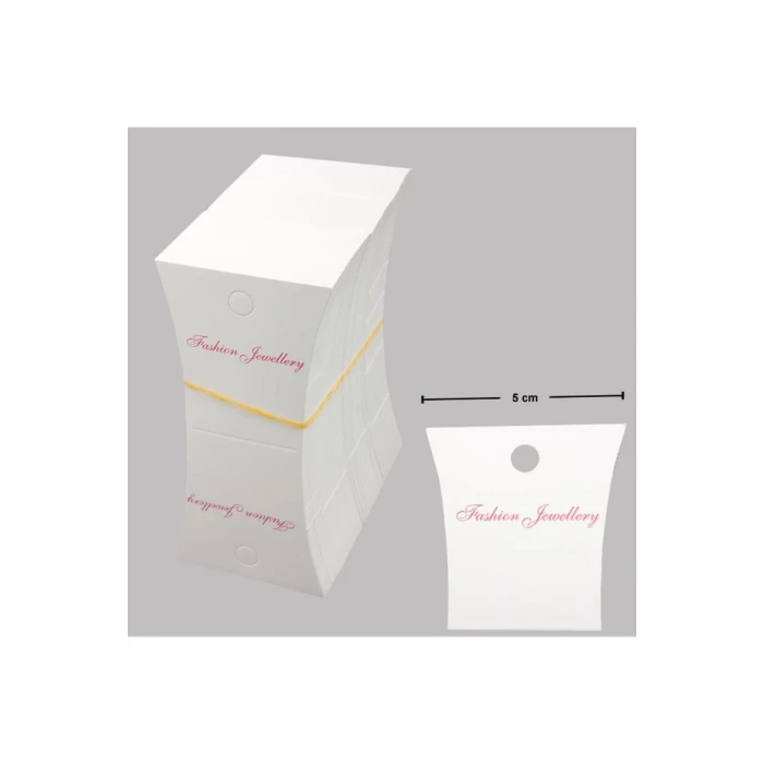 Oval Kesim Kolye Kartı