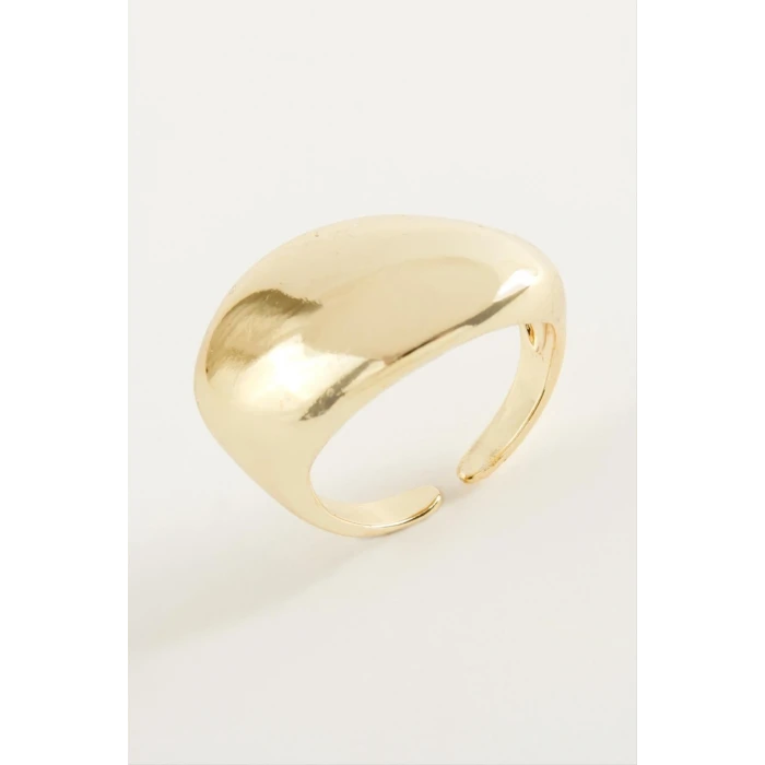 Oval Metal Yüzük