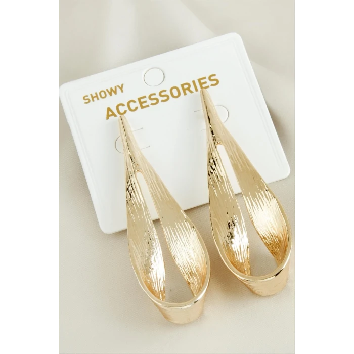 Oval Yeni Sezon Metal Küpe