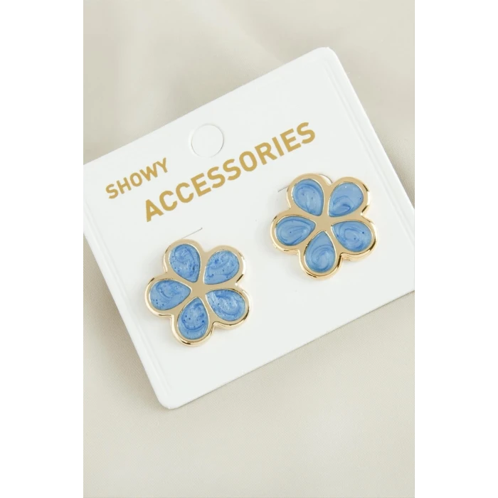 Papatya Yeni Sezon Mineli Küpe