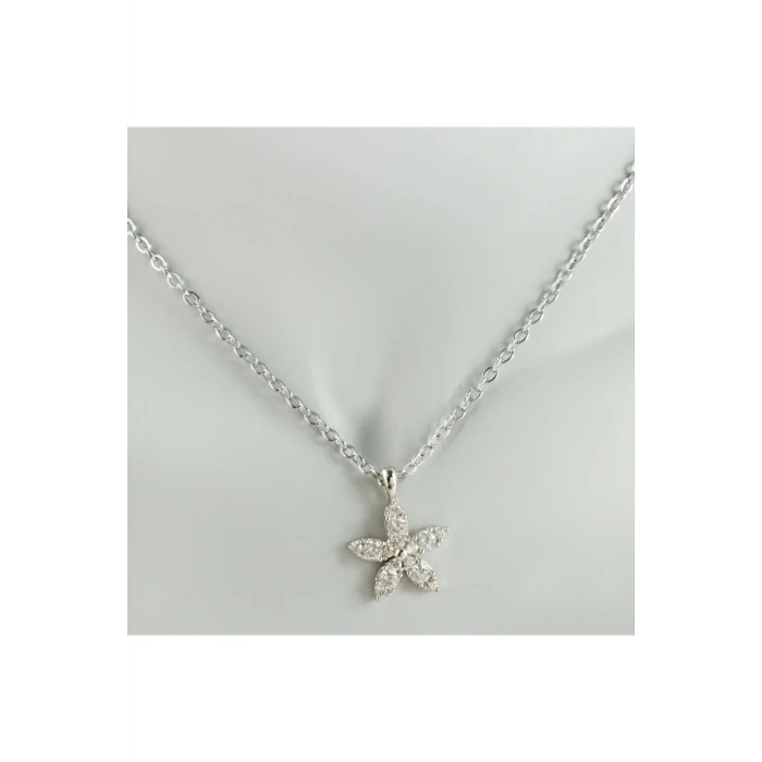 Papatya Zirkon Taşlı Trend Kolye