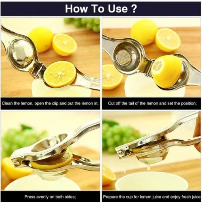 Paslanmaz Çelik Limon Sıkacağı