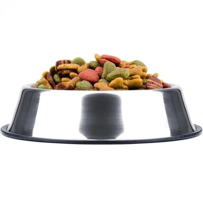 Paslanmaz Çelik Metal Mama Kabı 34 cm.