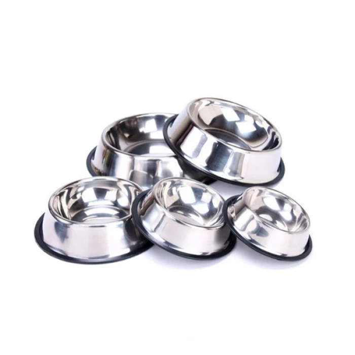 Paslanmaz Çelik Metal Mama Kabı 34 Cm.