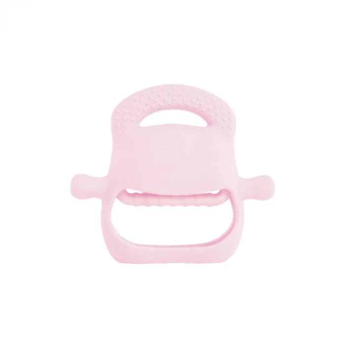 Pembe Bebek Silikon Diş Kaşıyıcı