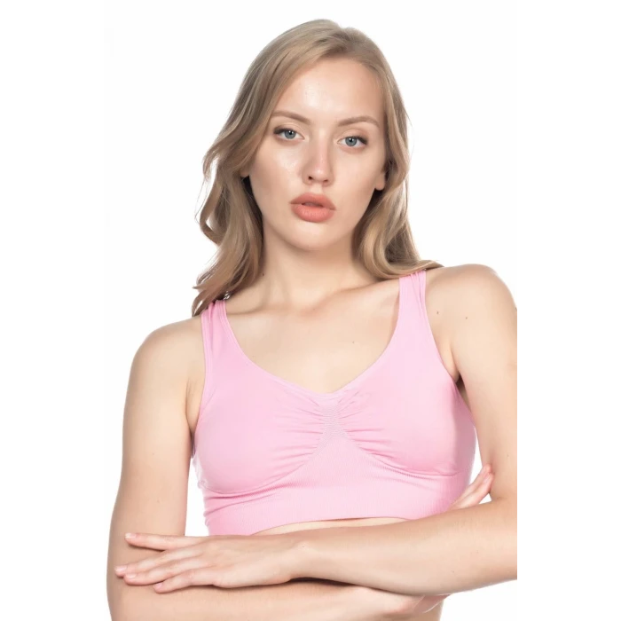 PEMBE   4001 Soft Sporcu Büstiyer