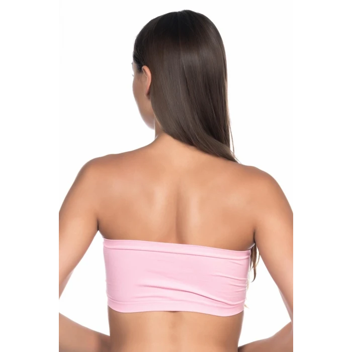 PEMBE   4002 Soft Straplez Büstiyer