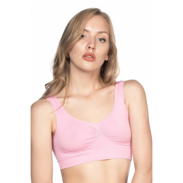 PEMBE   4005 Soft Kalın Askı Büstiyer