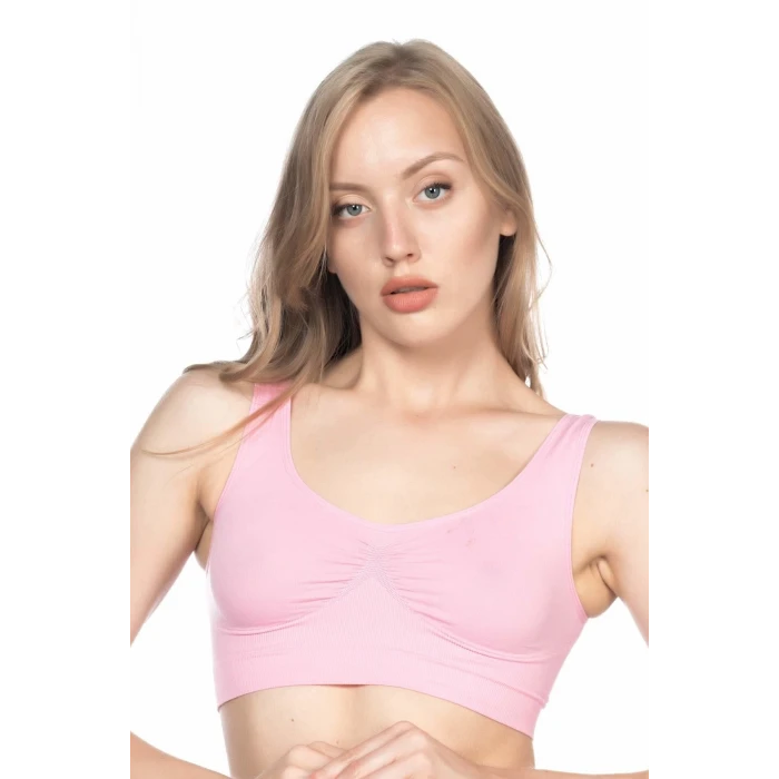PEMBE   4005 Soft Kalın Askı Büstiyer