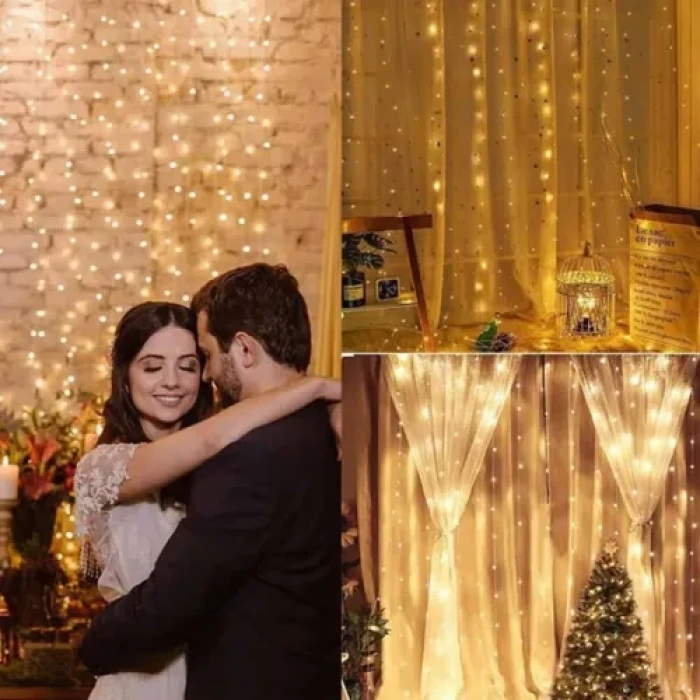 Peri Perde Led 3*3m 300 Led Gün Işığı