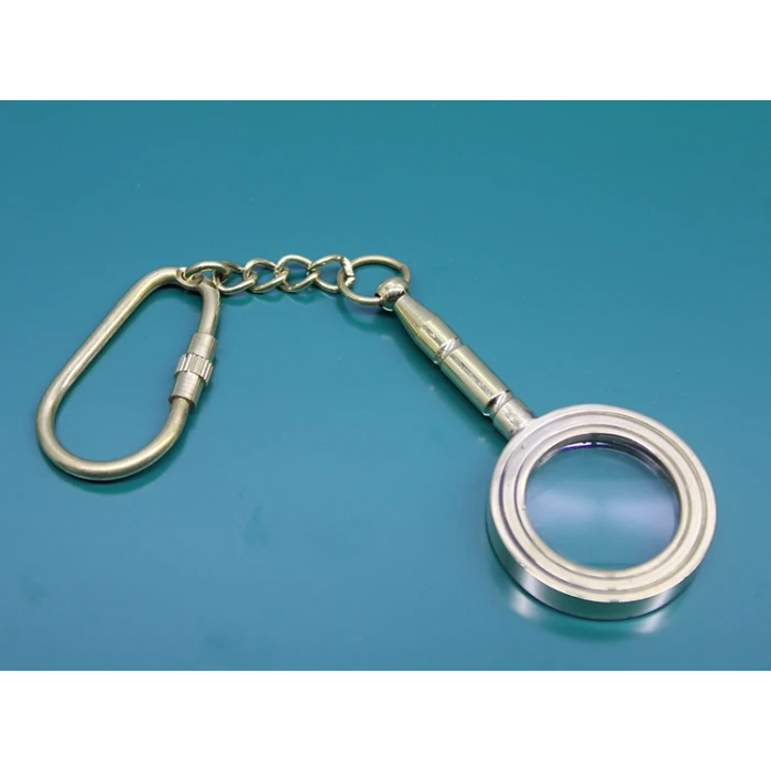 Pirinç Büyüteç Anahtarlık