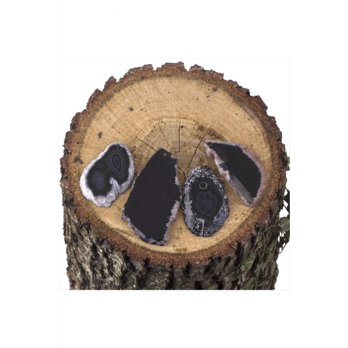 Plaka Akik Kolye Ucu