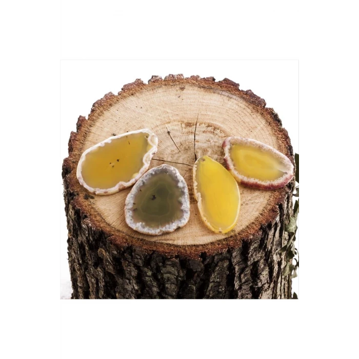 Plaka Akik Kolye Ucu