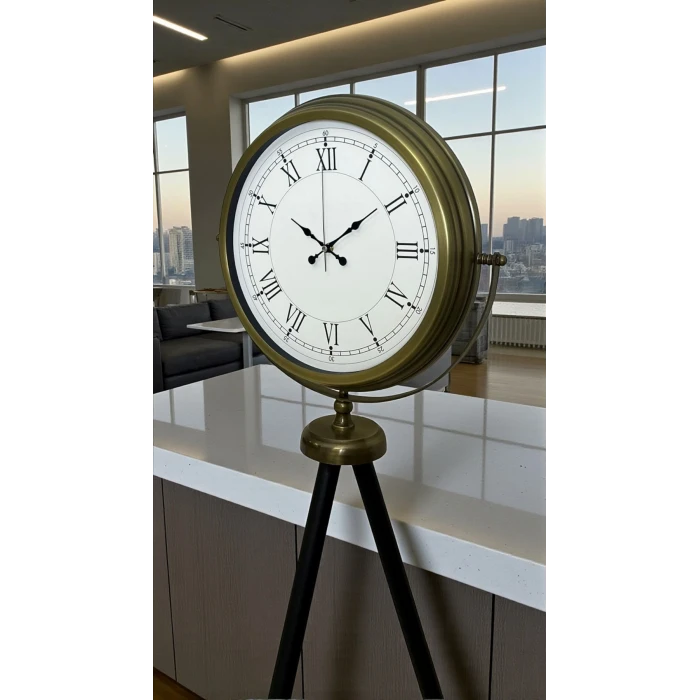 Prestij Vintage Tripod Ayaklı Saat