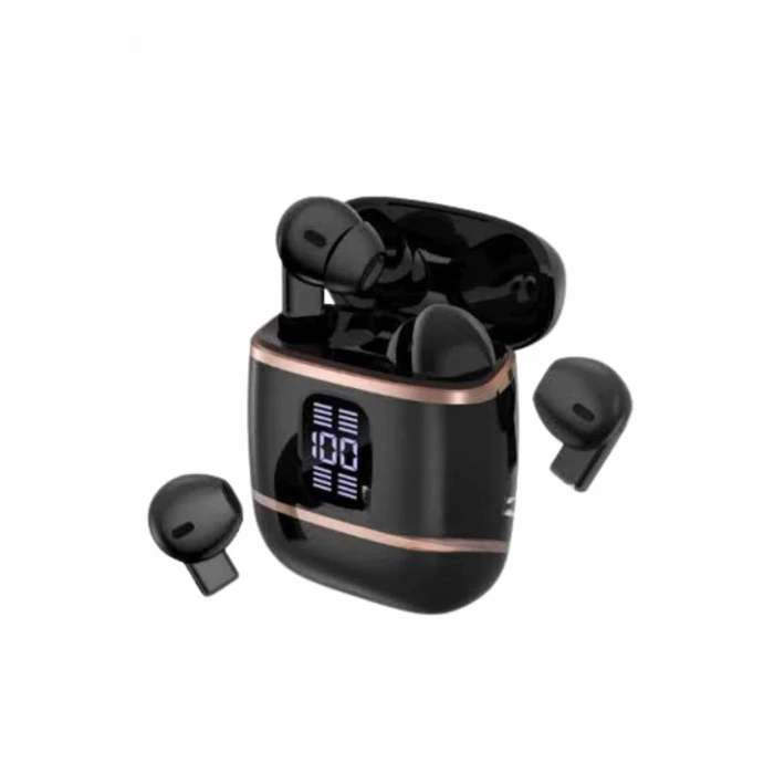Profesyonel Dijital Göstergeli Düşük Gecikme Bluetooth Kulaklık Çift Kulaklık