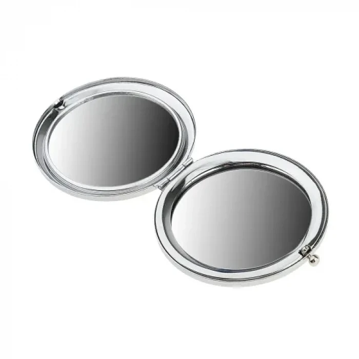 Promosyon Yuvarlak Cep Aynası Gümüş Renk