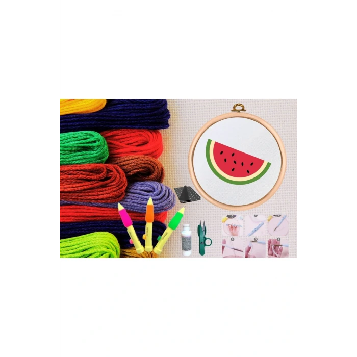 Punch Seti Nakış Seti Kasnaklı Kendin Yap Seti Seri 6